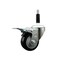 Service Caster 3'' Black Poly Swivel 7/8'' Expanding Stem Caster Total Lock Brake SCC-EXTTL20S314-PPUB-BLK-78 - alternate 1